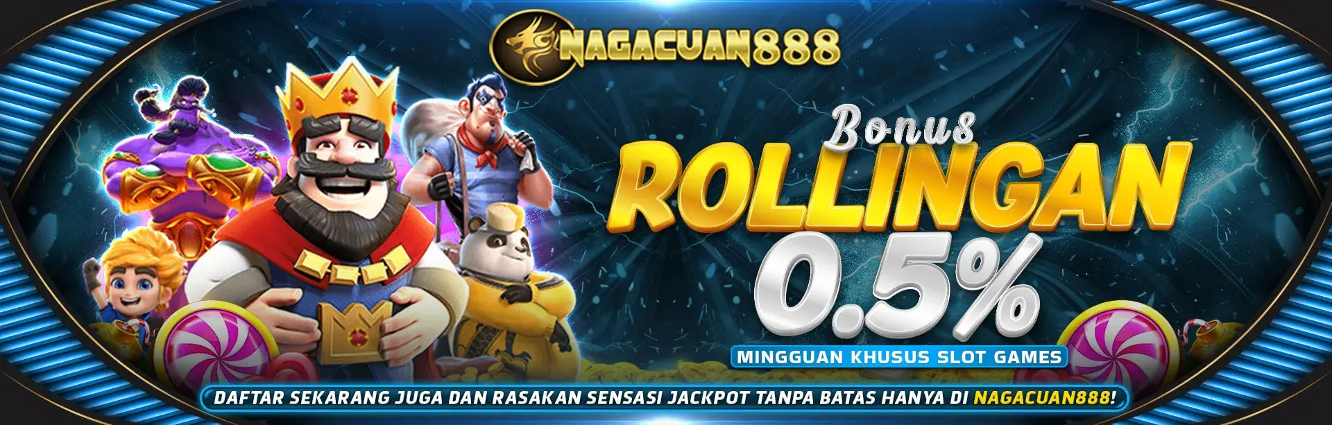 NAGACUAN888 | Bonus Slot Game Rollingan